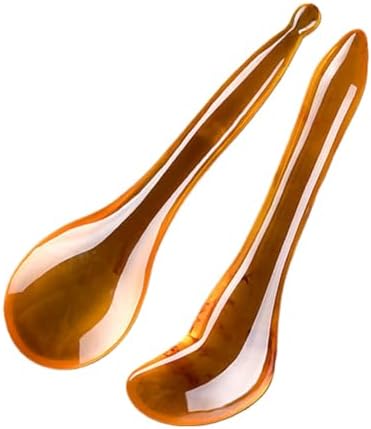 Portable Massager Natural Facial Gua Sha Scraping Massage Tool, Natural Scraping Massage Set for Whole Body, 眼部刮痧按摩板 Neck, Shoulder Back Massager 通用脸颈拔经络棒套装 image 4