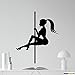 Produktbild Poledance Frau an Stange 60x80 Wandtattoo Aufkleber Decal von SUPERSTICKI® aus Hochleistungsfolie für alle glatten Flächen UV und Waschanlagenfest Profi Qualität