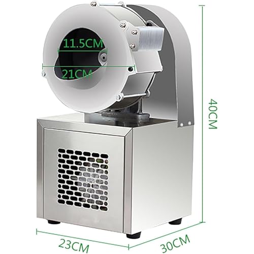 Cortadora eléctrica de vegetales 180W acero inoxidable miniatura 7