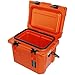 Cubix Outdoors QuadraX 10QT Rotomolded Cooler – Hard Cooler & Job Site Lunch Box | 72-Hour Ice Retention | Camping, Fishing, Hunting & Tailgating | Limited Ember Orange