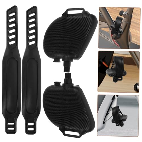 1Pair Non Slip Mountain Bike Pedal Durable Flat Platform Pedal for Cross Cycle Dirt Jumper Folding Road and3
