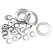 Titanium GR5 Dual‑Stacked Self‑Locking Washers | Anti‑Loose Lock Washers | M3 M4 M5 M6 M8 M10 M12 M14 M16 | Fastening Hardware for Automotive Motorcycle Industrial Machinery (M16-10pcs)