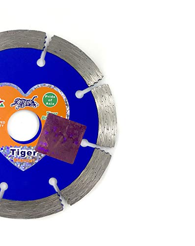 Image of Jon Bhandari Tools 4 inch Premium Segmented Diamond Cutting Blade for Marble, Granite, Tiles & Stones | 110mm Stone Cutter Blade for Angle Grinder | Heavy-Duty Blade for Wet & Dry Cutting (1pc)