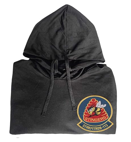 Vfa 113 stingers embroidered shirt Black