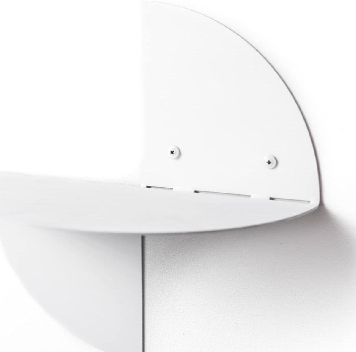 EWART WOODS Small Floating Wall Steel Shelves, Hanging Colorful Bathroom Shelf with Easy Mounted System, Modern Furniture