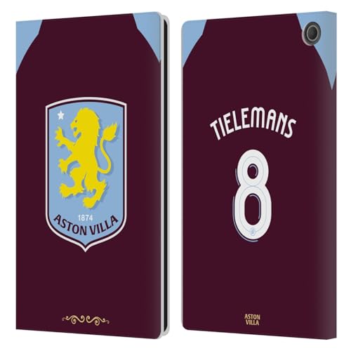 Étui Amazon Fire Max 11 Aston Villa Tielemans Housse Portefeuille