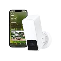 Eve Outdoor Cam (White Edition) – videocamera con riflettore sicura, sicurezza e privacy (HomeKit...