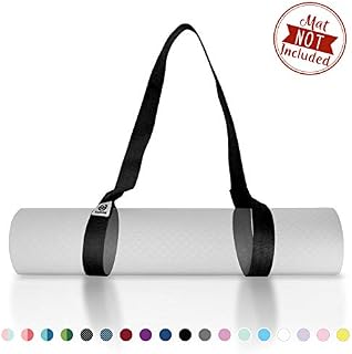 Tumaz Yoga Mat Strap, 2-in-1 Adjustable Sling - Mat Carrier & Stretching Strap