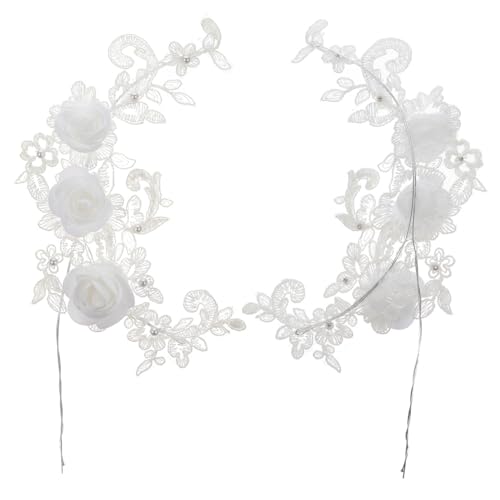 Décorations de gâteau Saint-Valentin mariage baptême en dentelle et fil de fer