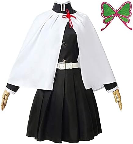 Miniatura 3 de Disfraz para cosplay de Kochou, traje con kimono para cosplay de Kyojuro Rengoku, conjunto completo de traje con peluca