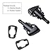 OTUAYAUTO Front Windshield Washer Nozzles - Compatible with Dodge Caliber, Journey | Jeep Grand Cherokee, Compass | Ram 1500 2500 3500 - Replaces OEM #: 4805742AB, Spray Jet Kit (pack of 2)