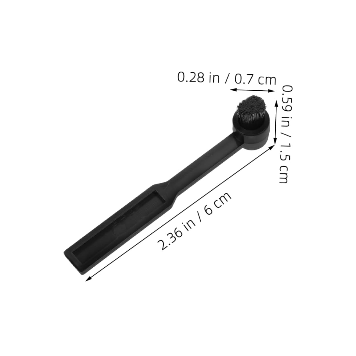VILLCASE 2pcs Vinyl Record Cleaning Brush Stylus Brush for Gentle Detailing of Turntables Compact Design for Easy Storage and Optimal Debris Removal