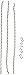 Panacea 86415 Replacement Flower Pot Chain, Antique Brass, 18-Inch, 3-pronged chain