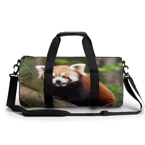 Sac de sport petit panda rouge élégant pour vos séances de fitness et escapades citadines