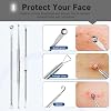 Professional Pimple Popper Tool Kit,10 PCS Blackhead Remover Kit,Extractor Acne Removal Kit for Easy Removal for Pimples,Comedone Extractor Tools for Removing Zit,Acne Removal Kit (Silver)