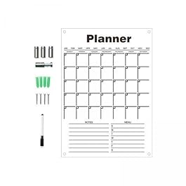 2X Acrylic Weekly Planner...