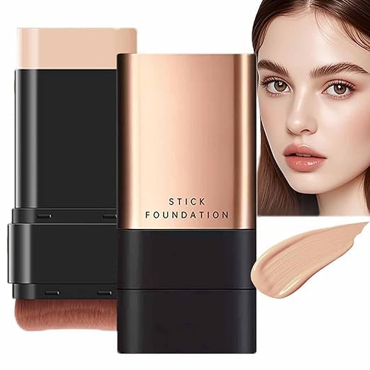 Beautiful Skin Foundation Stick – Full Coverage Cream Foundation Stick for Flawless Matte Finish | Long Lasting, Lightweight, Blendable Makeup | Suitable for All Skin Types