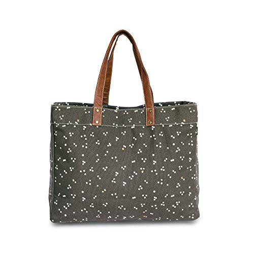 MAIKA Recycled Canvas Carryall Tote Bag, Nochi, Grey