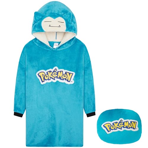 Pokémon Sudadera con Capucha Niños Oversized, Snorlax, Gengar