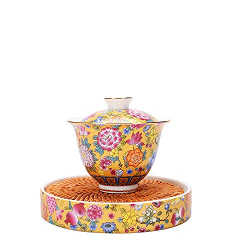 Kaffeetassen, Dekorationen, Teetasse, emailliertes Teeservice-Set, Teetasse, Keramik-Meistertasse, Kung-Fu-Teetasse, Geschenkset, gegrillte Blume, handgefertigte kleine Teeschale, handgefertigte Teese