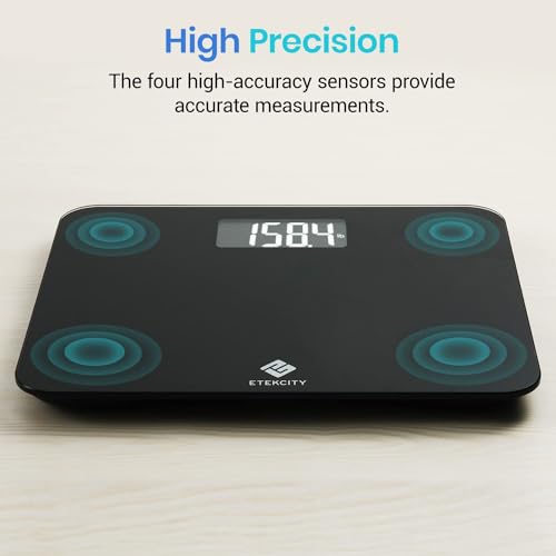 Etekcity Scale for Body Weight, Bathroom Digital Weighing Machine for People, Extra Wide Platform and High Capacity, Accurate and Safe, Large Number and Easy-to-Read on Backlit LCD Display, 440 lb by Etekcity - Image 2