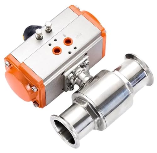 Vanne pneumatique sanitaire acier inoxydable de haute précision - 3
