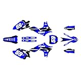 Kalair GFX Graphics Kit for Yamaha Yamaha YZ450F (2010-2013) Swift Series Blue-Shift 16 Mil - On/Off the Road - Dirt Pit Bike Motorcycle Sticker, Dirtbike Racing Decal Motocross no-Plastics
