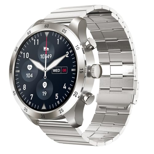 TYBERLEY Men's Smartwatch 1.32" HD Round Screen Bluetooth Talk Activity Tracker Blood Pressure/Oxygen/Heart Rate/Sleep Monitoring IP67 Waterproof Sports & Fitness Watch for Android iOS