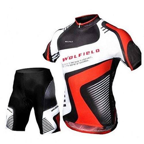 [H10811 L ] Bicycle Bike Outdoor Jersey Short Short Sleeves Breathable Riding Clothes Pant