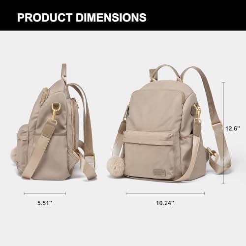 CinvaiKrose Large Capacity Backpack, Water-Resistant, 3-Way Convertible, Anti-Theft Pocket, Work Travel Laptop Bag — view 4