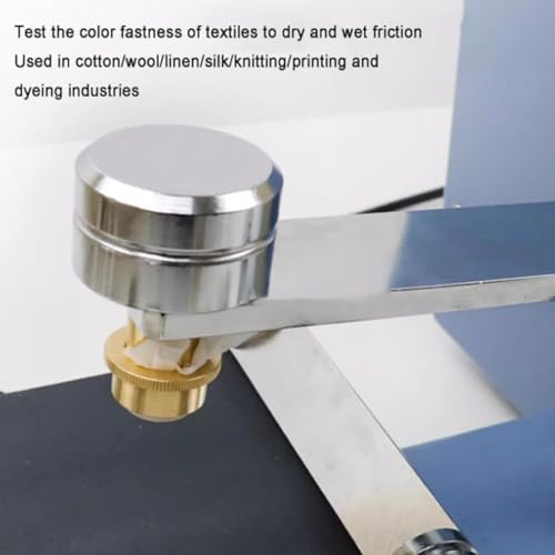 Probador de fricción en seco y húmedo con pantalla de conteo, para pruebas de solidez del color de textiles, prendas de punto, cuero e impresión