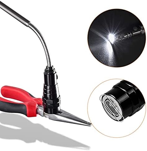Magnetic Flashlight Gifts for Men Stocking Stuffers for Men Adults Pickup Tool Cool Magnet Telescoping Gadgets with LED for Wife Daughter Son Dad Mens Gifts Husband Him Christmas Gift Idea