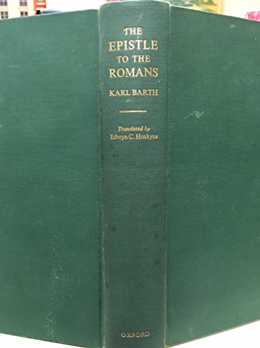 The Epistle to the Romans B0029TXI1I Book Cover