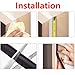 BE-TOOL Weather Stripping Seal Strip for Doors Windows,Self-Adhesive Backing Seals Large Gap Door Draft Stopper Under Door Draft Blocker Sound Proof, Easy Cut to Size(Long,White)