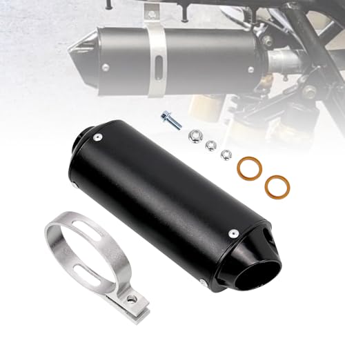 Sporacingrts Black Exhaust Muffler 26mm 1.02 inch...