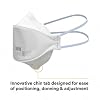 3M Aura Particulate Respirator 9205+, N95, Pack of 440 Disposable Respirators, Individually Wrapped, 3 Panel Flat Fold Design Allows for Facial Movements, Comfortable, NIOSH Approved