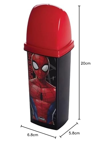 Estojo Para Higiene Homem Aranha Plasútil Vermelho