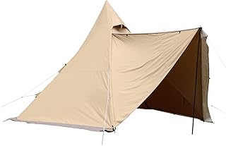 テンマクデザイン サーカスTC DX MID+ 2-4人 ワンポールテント スカート付き ソロ デュオ ファミリー キャンプ ロープ ペグ 収納ケース付