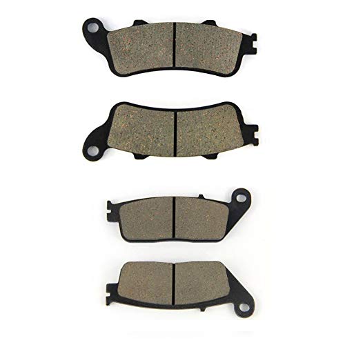 SOMMET Pastillas de Freno Delanteras + Traseras para Honda FJS 400 Silverwing D (Non ABS) (2006-2008)
