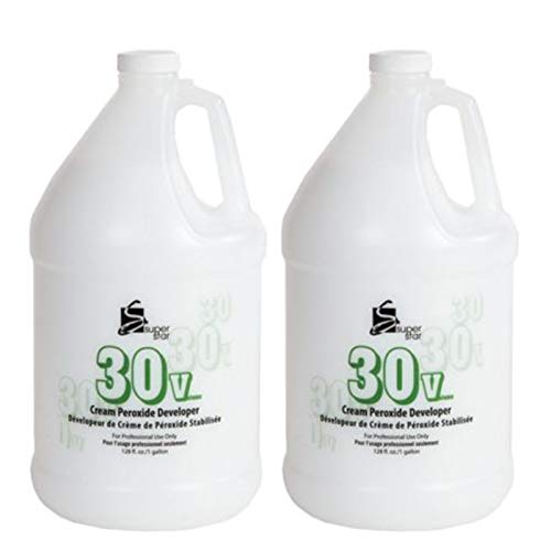 Super Star 30V Cream Peroxide Developer 1 Gal (Pack Of 2)