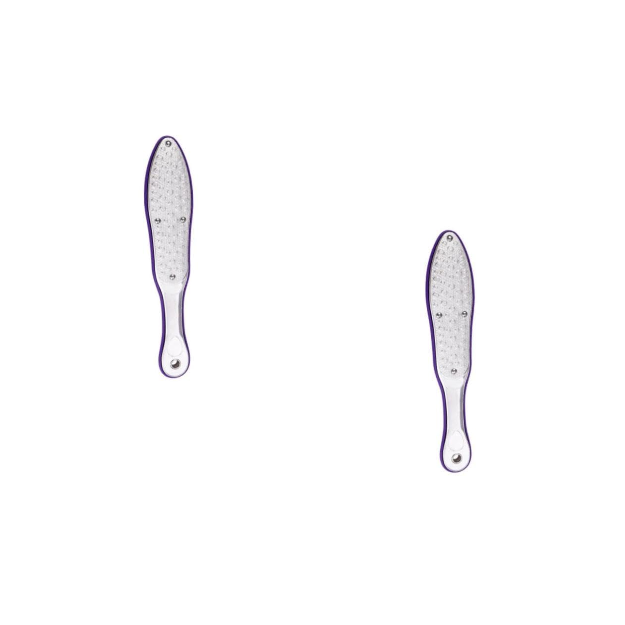 FRCOLOR 2 Pz Strofinare i Piedi in Acciaio Inossidabile Levigatrice a Piedi Lima Lavapiedi Dossier Per La Piedi I Piedi Raschiano Buccia Del Piede File Di King Scrubber