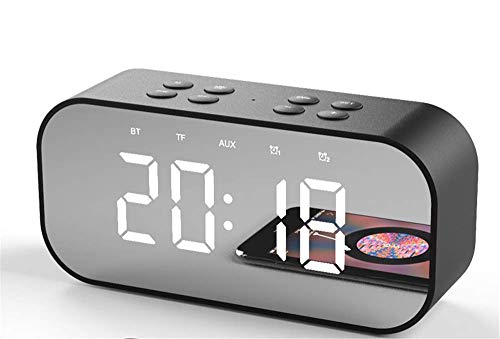 Haut-Parleur Bluetooth Réveille-Matin Miroir pour remplacer les réveils agressifs