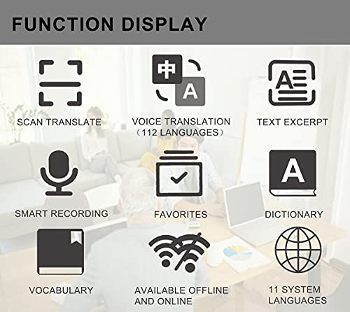 Scanner de traduction et stylo de lecture multilingue Wi-Fi pour texte et audio