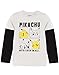Camiseta Pokémon Pikachu Niños Manga Larga y Corta - 5-6 años