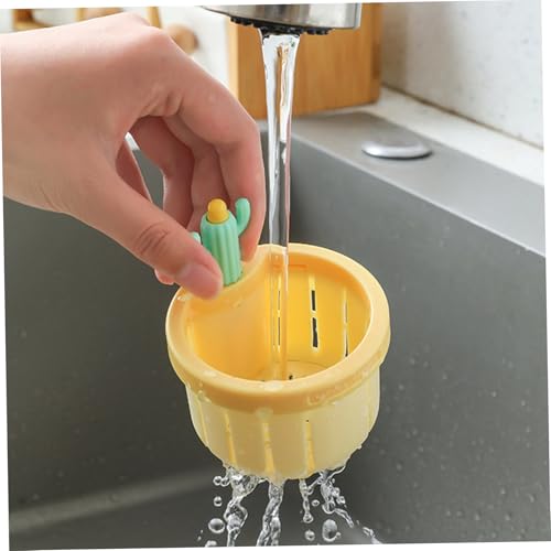 Colador para fregadero cactus de plástico 2 piezas miniatura 5