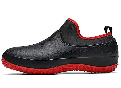 Men's Outdoor Warm Cotton Lining Loafers Waterproof Gardening Rain Boots Garden Shoes Outdoor Footwear For Camping Lawn Care And Yard Work Outdoor Loafers4