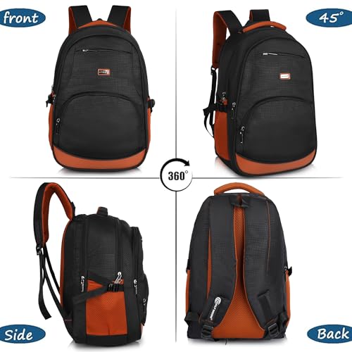 Image of Half Moon Alpha Fast 35L Laptop Backpack for Men & Women | Travel Bag for Man | Office Bag for Man | School & College Backpack | Travel Bags For 15.6 Inch Laptop With Raincover | Water Resistant