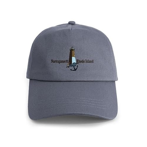 CafePress Narragansett RI Lighthouse Design Cap Unique Adjustable Baseball Hat Gray