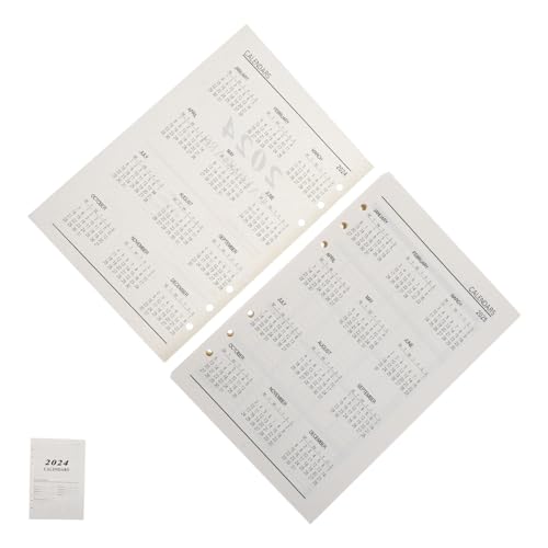 Didiseaon 176 hojas Papel Suelto Rayado Profesional para Agenda Anillas Recambio Diario y Planificador Papel para Carpeta de Oficina y Uso Escolar