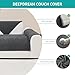 DeepDream Wasserdicht Sofa Überzug Chenille Sofabezug, Kratzfest Hund Katze Sofaschoner, Rutschfester Sofa Cover Couch Überzug 2 3 4 Sitzer für U Form L Form Sektionssofa (Dunkelgrau, 90 * 210cm)